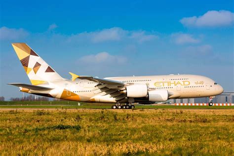 A380 800 Etihad Airways Rotating Takeoff Aircraft Wallpaper 4025