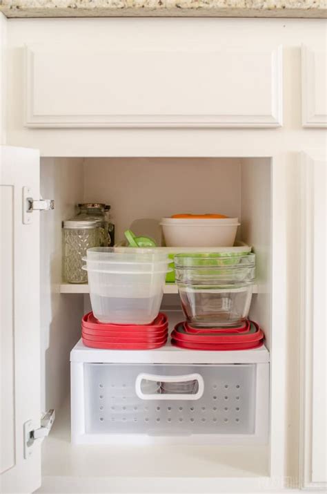 If you just toss everything loosely into your cabinets, they will quickly fill up. How to Organize Everything in Your Kitchen - Polished Habitat