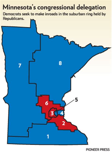 Minnesota Congressional District Map