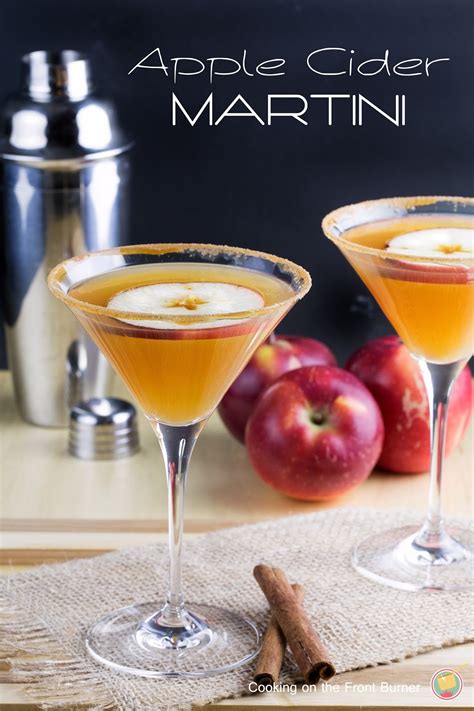 For apple cider similar to what you purchase at the store, we recommend using 1/2 cup granulated sugar. APPLE CIDER MARTINI | Cooking on the Front Burner