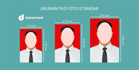 Ukuran Pas Foto 2x3 3x4 4x6 Sesuai Standar Yang Digunakan Dutormasi