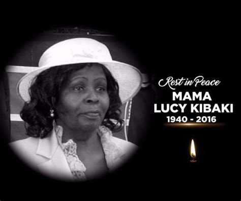 Former First Lady Mama Lucy Kibaki Is Dead