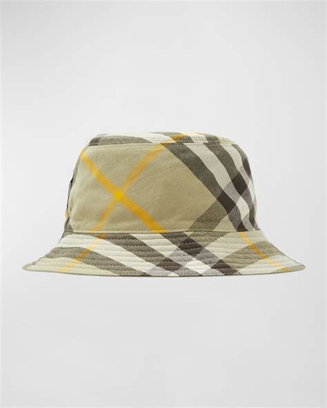 Burberry Mens Padded Nylon Bucket Hat Neiman Marcus