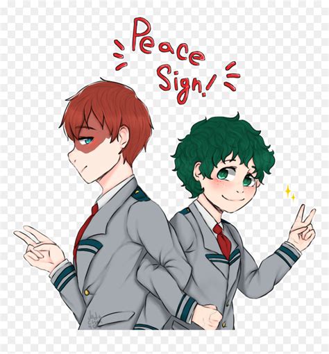 Characterstyleart Deku Doing The Peace Sign Hd Png