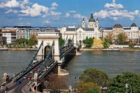 Széchenyi Chain Bridge Bridge Budapest Hungary
