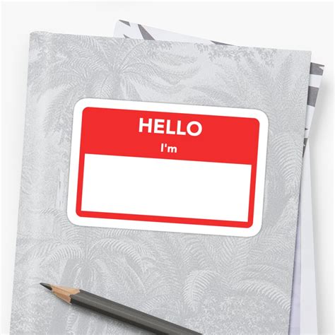 Hello Im Stickers By Tinkurlab Redbubble