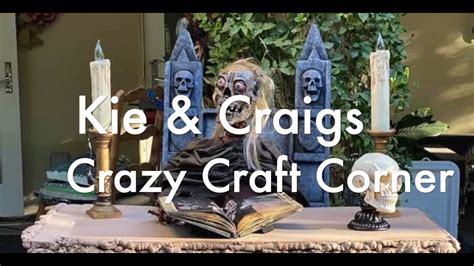 Kie & Craigs Crazy Craft Corner Cryptkeeper Animated Head Halloween