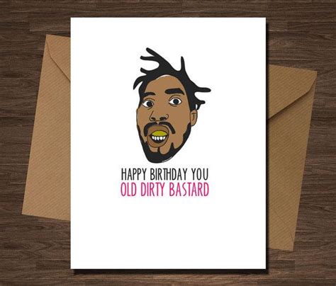 Odb Wutang Clan Funny Birthday Card Boyfriend Rap Rapper Happy Birthday
