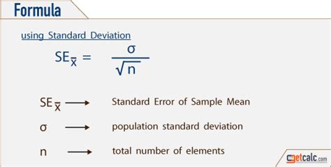 Subtract the standard error from the mean and record that number. proIsrael: Standard Deviation Formula Statistics And ...