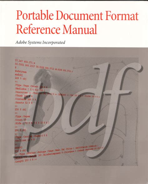 Book Cover Of Portable Document Format Reference Manual