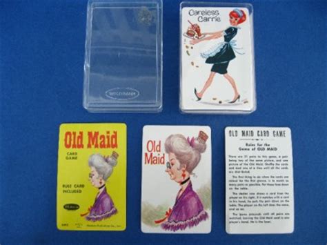 Old maid is a victorian card game, but some believe that it originates from an ancient form of gambling which determined who would pay for the drinks. Vintage OLD MAID Card Game Whitman 4492 Western Publishing Complete Set w/ Case