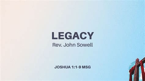 Legacy Rev John Sowell Oct 9 2022 East Mt Zion Baptist Church