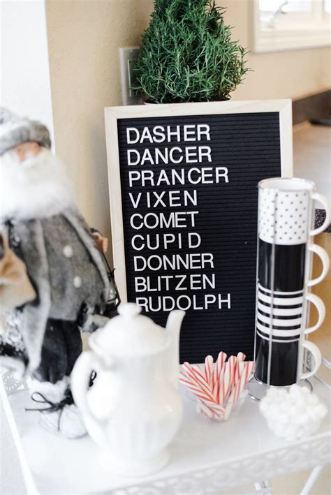 Festive Black And White Holiday Party Inspiration From Tree To