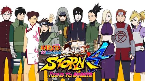 Naruto Shippuden Ultimate Ninja Storm 4 All Characters Road To Boruto
