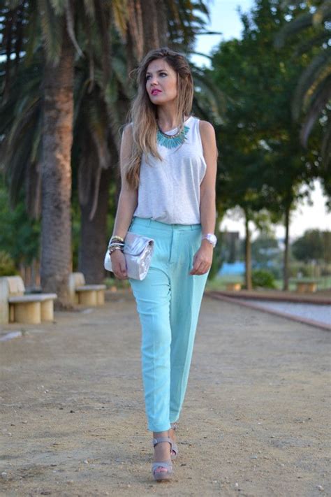 Colorful Pants Attractive Trend For This Summer Spring Fashion