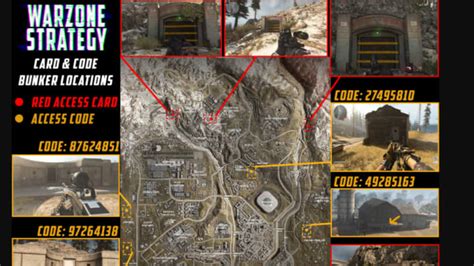 As we said earlier, the map of cod: Call of Duty: Warzone Bunker Codes: Full List of Codes