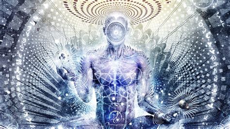 Man Digital Art Work Meditation Spiritual Cameron Gray Hd Wallpaper