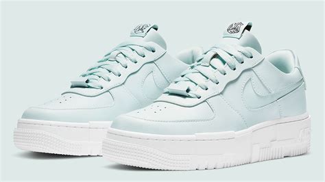 Arriving in a modern style, the shoe features glitchy tweaks and the midsole boasts angular details, while the oversized heel tab sports geometric nike and af1 graphics. The Nike Air Force 1 Pixel Gets A 'Ghost Aqua' Makeover ...