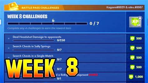 Here's everything you should know about completing the full set of seven fortnite week 7. Fortnite Week 8 Challenges LEAKED! ALL Challenges Guide ...