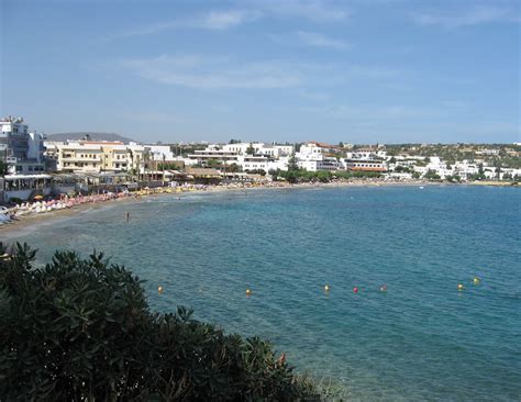 Hersonissos Beach Hersonissous Beach On Crete Greece Cli Flickr