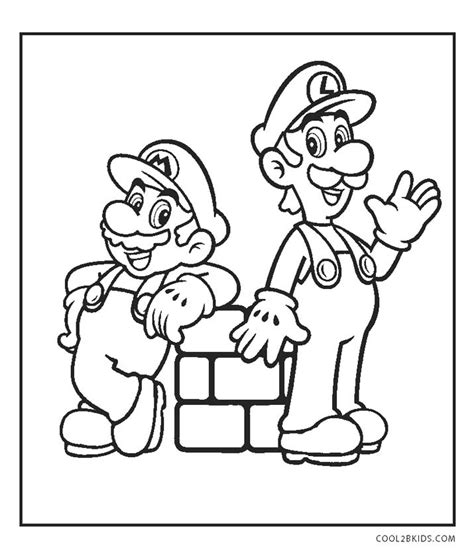Download 44 Dibujos Para Colorear Mario Bros Y Luigi
