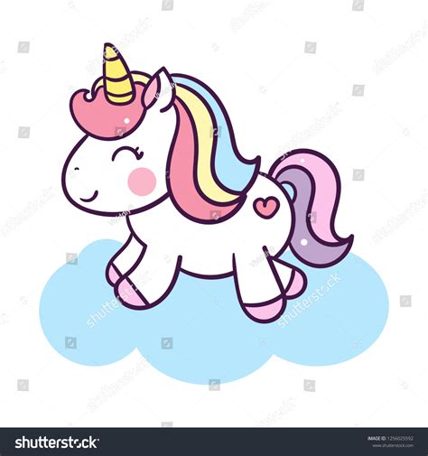 140992 Unicorn Cartoon Images Stock Photos And Vectors Shutterstock