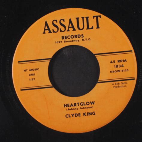 Clyde King Even A Man Can Cry Heartglow Assault 7 Single 45 Rpm Ebay