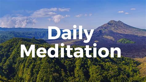Daily Meditation For Beginners Youtube