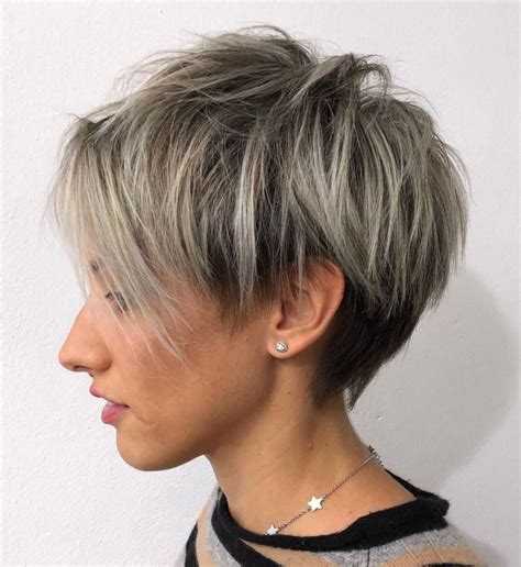 Get comfortable being uncomfortable, because the fact is; Uneven Wispy Razored Pixie #layeredbobforthinhair in 2020 ...