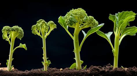 Broccoli Plant Growing Stages