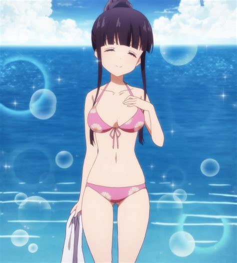 Sakuranomiya Maika Blend S Highres Screencap 1girl Bikini Closed