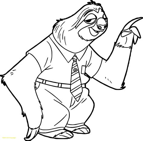 Sloth Coloring Page at GetColorings.com | Free printable colorings