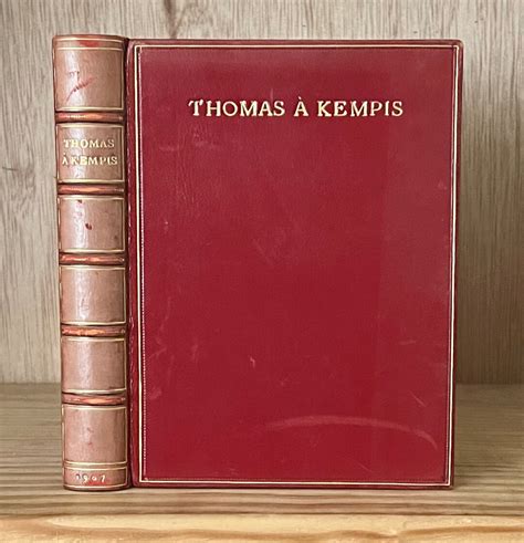 Luxurious Red Leather Fine Binding By Sangorski And Sutcliffe Thomas A