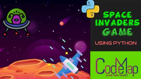 Space Invaders Game Using Python Pygame Python Project Youtube