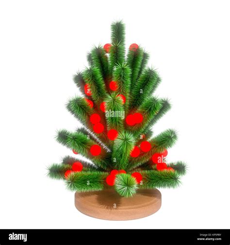 Small Christmas Tree 3d Render Stock Photo Alamy
