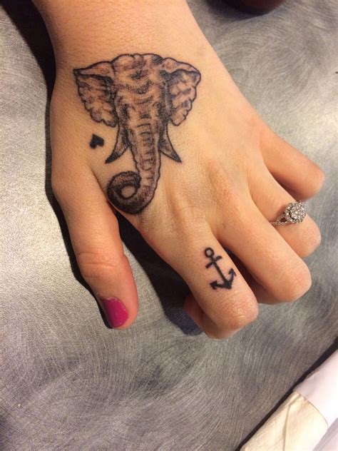 Elephant Tattoo Heart Tattoo Anchor Tattoo Hand Tattoo Finger
