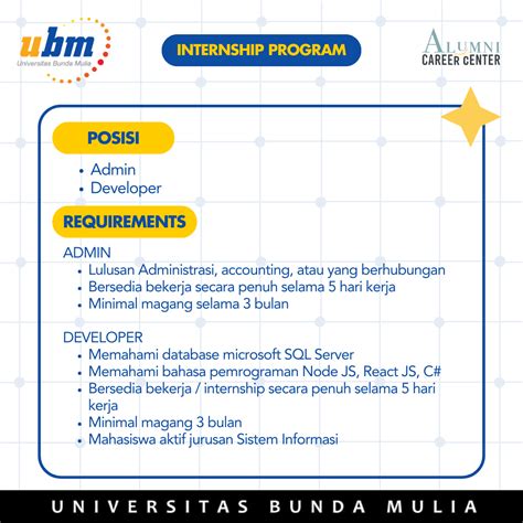 Internship Program Pt Berca Hardayaperkasa Acc Ubm