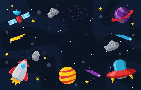 Colourful Space Background 2869957 Vector Art At Vecteezy