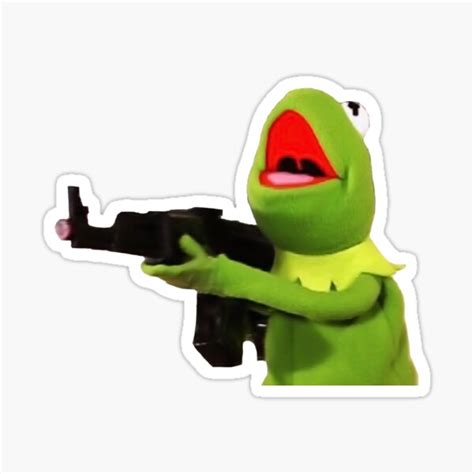 Kermit Reeee Sticker For Sale By Cutiepower Redbubble