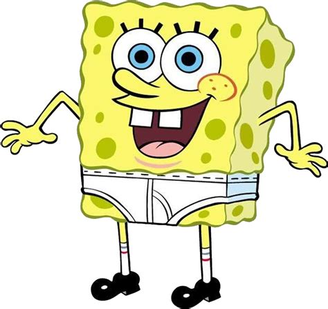 spongebob squarepants png high quality image spongebob squarepants in his underwear clipart