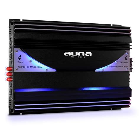 Buy Auna Amp Ch06 Car Hifi Amplifier 6 Channel Car Power Amp Power