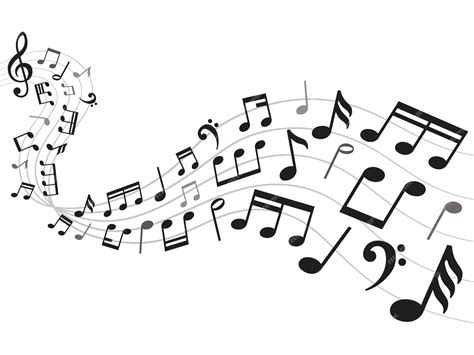 Fond De Notes De Musique Feuille De Notation Musicale Mélodie Sonore
