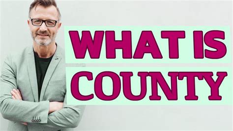 County Meaning Of County Youtube