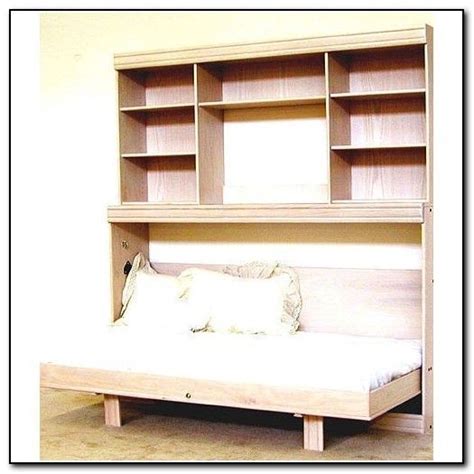 The desk actually stays level as it moves into being a bed. Horizontal Murphy Bed Diy - Beds : Home Design Ideas # ...