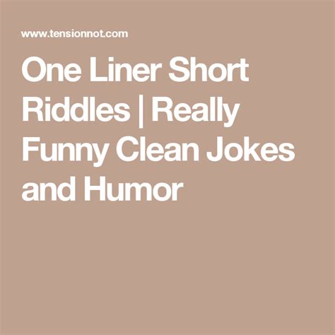 Funny One Liner Jokes For Kids
