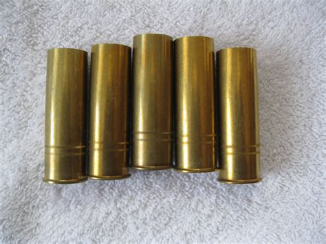 Alcan Vintage New Gauge Brass Shotgun Shells Hulls Double Knurl New Berdan Primer Use Count