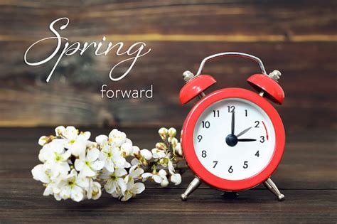 Daylight Saving Time Spring Forward Summer Time Change Stock Photo