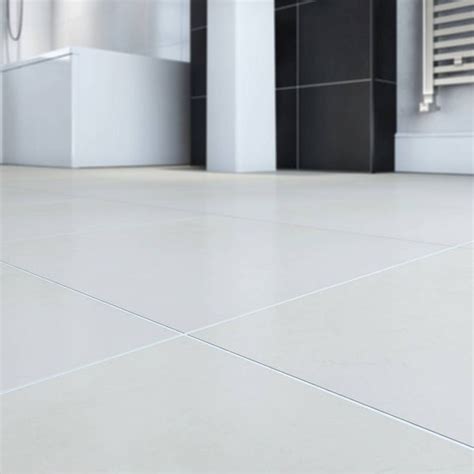 Matteo White Ceramic Floor Wall Tile 33cm X 33cm