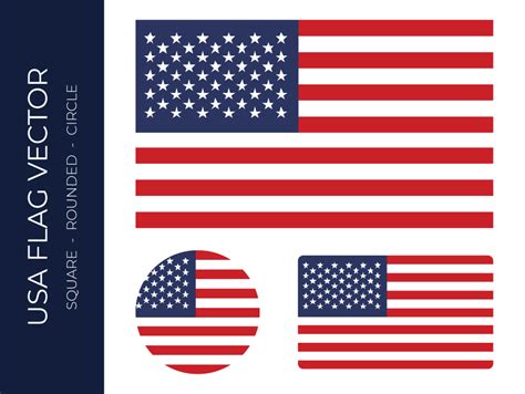 American Flag Logo Vector Logo Design Free