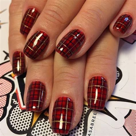 Simple Nail Art Designs Winter Nail Designs Beautiful Nail Designs Plaid Nail Art Plaid